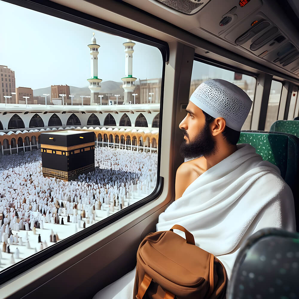 man-looking-out-window-mosque-kabah-mekkah-ai-generator
